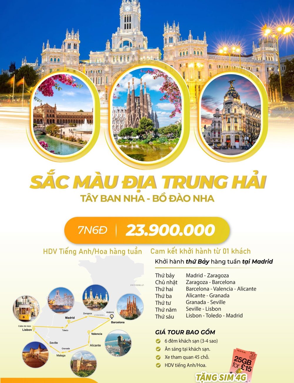 Sắc Màu Địa Trung Hải — Tây Ban Nha · Bồ Đào Nha